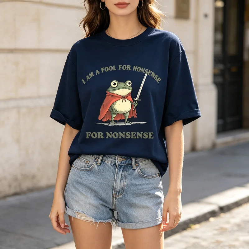 Vintage Frog Knight Funny Quot - đánh giá và giá Street Style Fashion Quotes