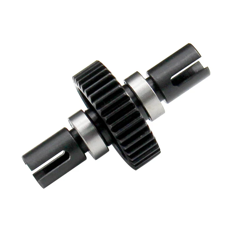 Hot Racing #45 Steel Black Spool Diff Assembly w/Ball Bearing 1/18 Losi Mini-T 2.0 Gearbox Locked Direct Axle Replace LOS212018
