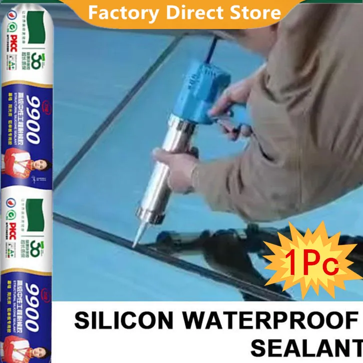 1 قطعة 9900 هيكل لاصق من السيليكون مقاوم للماء مانع التسرب نافذة الباب حافة ختم الزجاج لاصق مانعة لتسرب الماء التجفيف السريع 2025 جديد #1