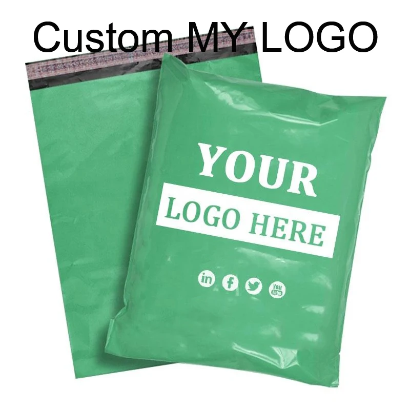 High Quality Custom logo pink Poly Mailer Plastic Shipping Mailing Bag Envelopes Polymailer Courier Bag