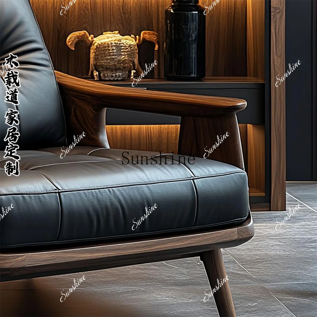 Modern simple light luxury living room single sofa lazy home  FT