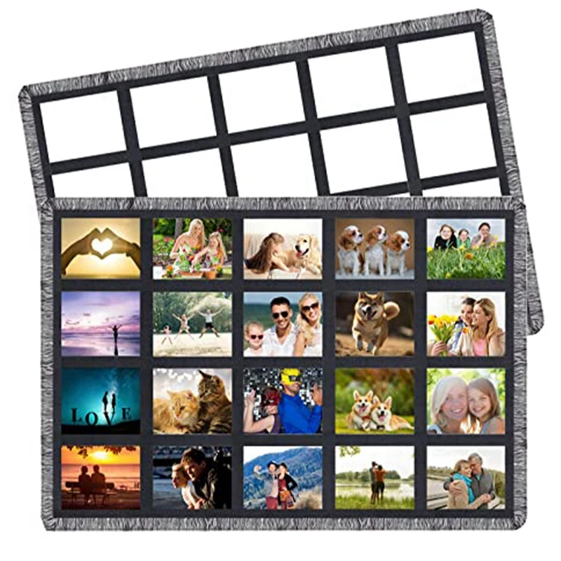 2 Pack Sublimation Sublimation Blanket Blanks Parts 40 Inch X 60 Inch Throw Blankets For Heat Press, Baby Blanket