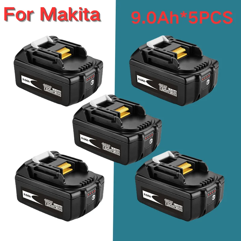 

18V Lithium ion Battery Rechargeable Lithium ion Battery Compatible with Makita BL1860BL1830bBL1850bBL1840LXT-400 6.0Ah,12.0Ah,