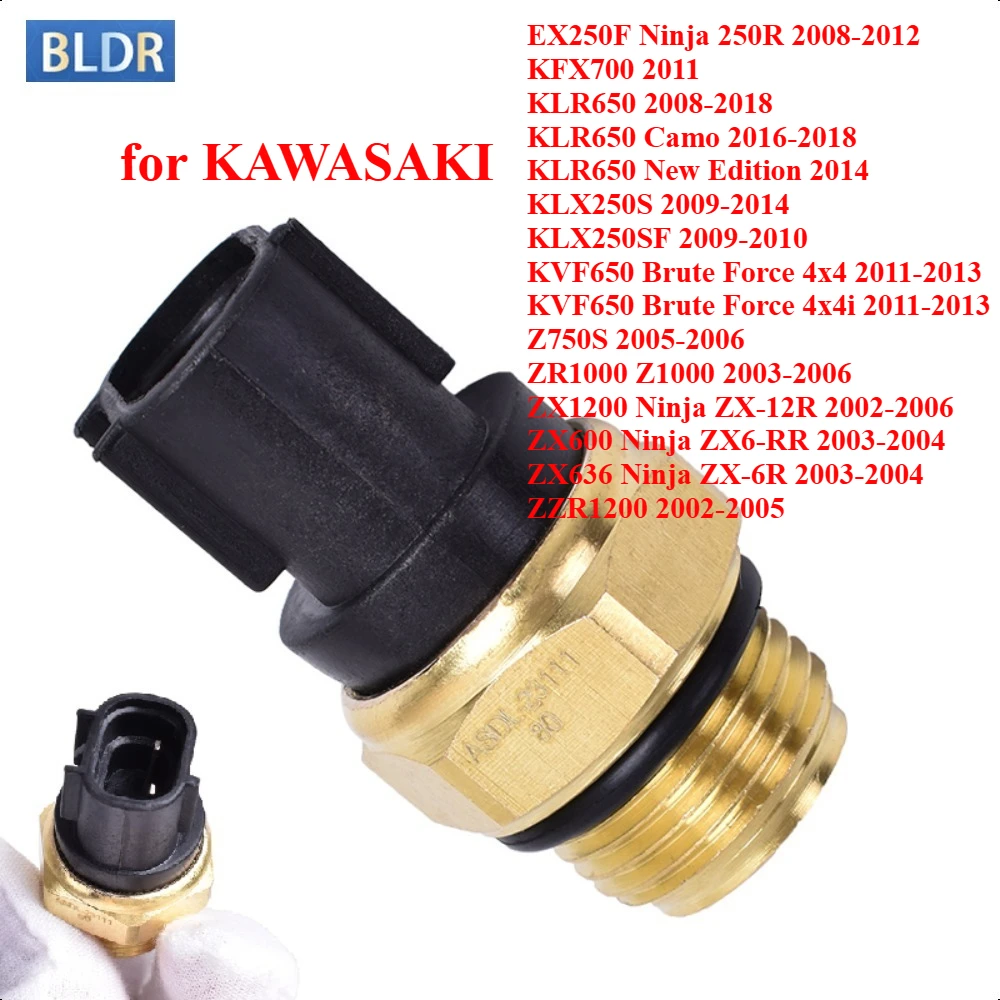 Water Temperature Sensor for KAWASAKI EX250F Ninja 250R KFX700 KLX250S KLR650 KVF650 Brute Force Z750S ZR1000 ZX1200 ZX-12R