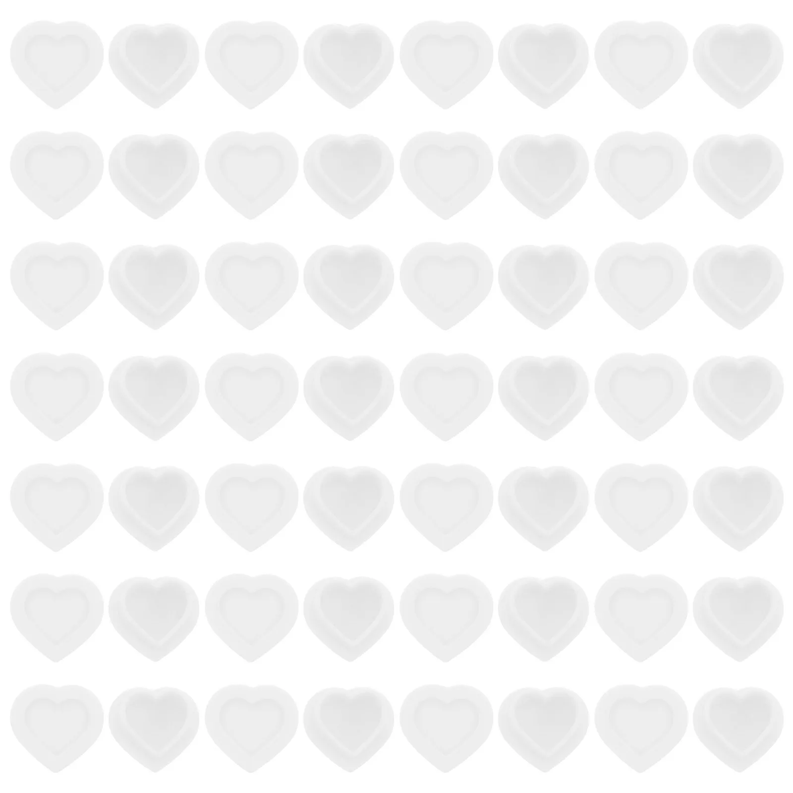 Gobelets d'encre de tatouage en forme de cœur, 100 pièces, Base en Silicone, minimise les déversements, améliore la commodité, équipement de tatouage, fournitures de tatouage