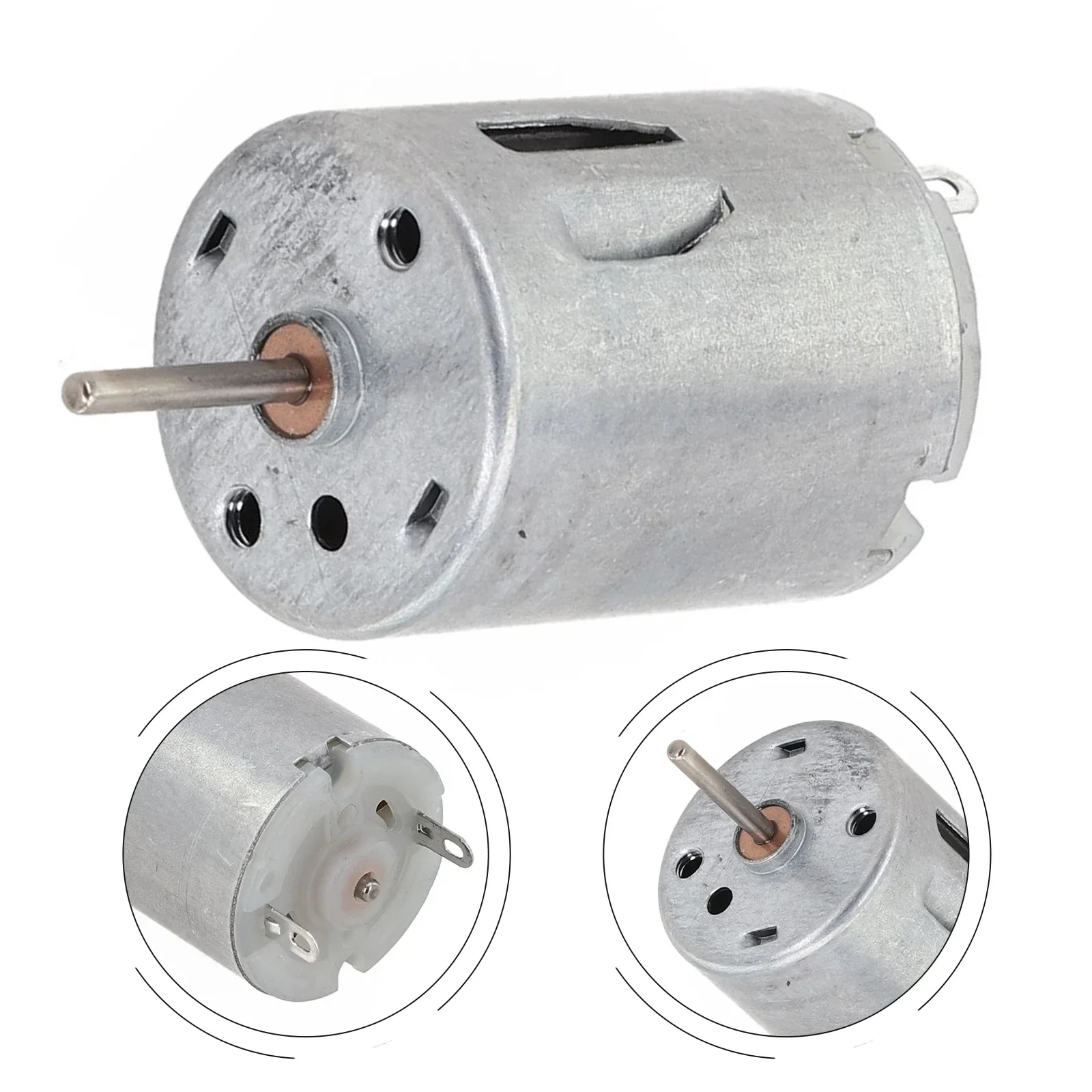 Repair DC Motor Tool 30.5mm*24mm 40g 5000-15000RPM Small Strong Magnetic Toy Car 1pcs DC6V-12V High Speed Mini