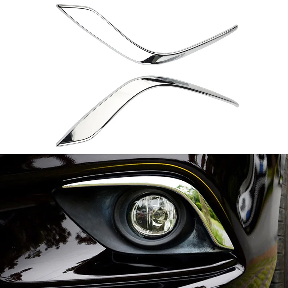 Protect and Enhance Your Front Fog Lights with Chrome Front Fog Light Lamp Cover Trim for Mazda 6 Atenza Gj 2014 2016