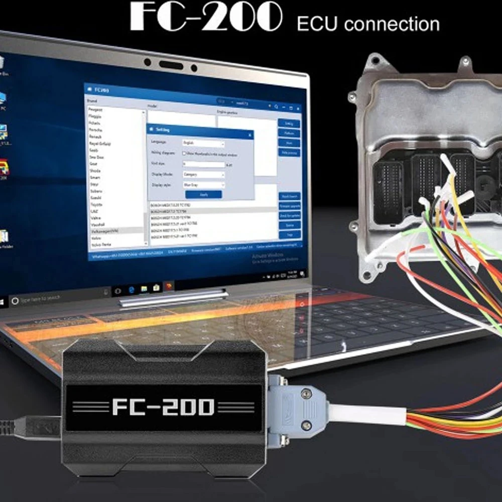 CGDI Versão Completa Programador ECU, Suporta 4200 ECUs e 3 Modos Operacionais, FC200, FC-200