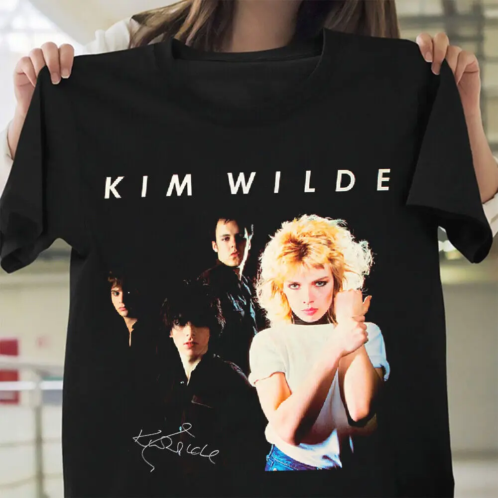 New Signature VTG Kim Wilde Shirt Classic Black Unisex Size S-5XL KE036