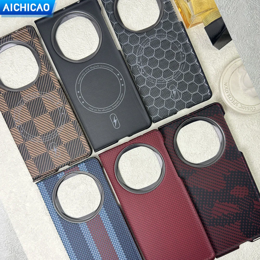 ACC- Carbon Real Carbon Fiber Phone Case for Huawei Mate X6 Aramid Fiber Ultra-thin Anti-drop phone shell