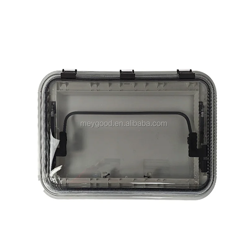 Aluminum Insect-proof Roof Window Skylights for Camper Van Modified Cars Escaped Skylight