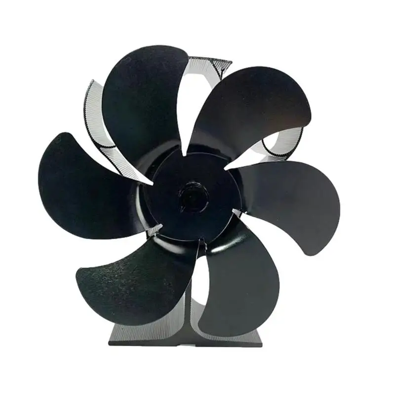 

Fireplace Fan Heat Powered 6 Leaves Quiet Operation Eco Fireplace Fan Aluminum Carrying Handle Non Electric Heat Powered Fan