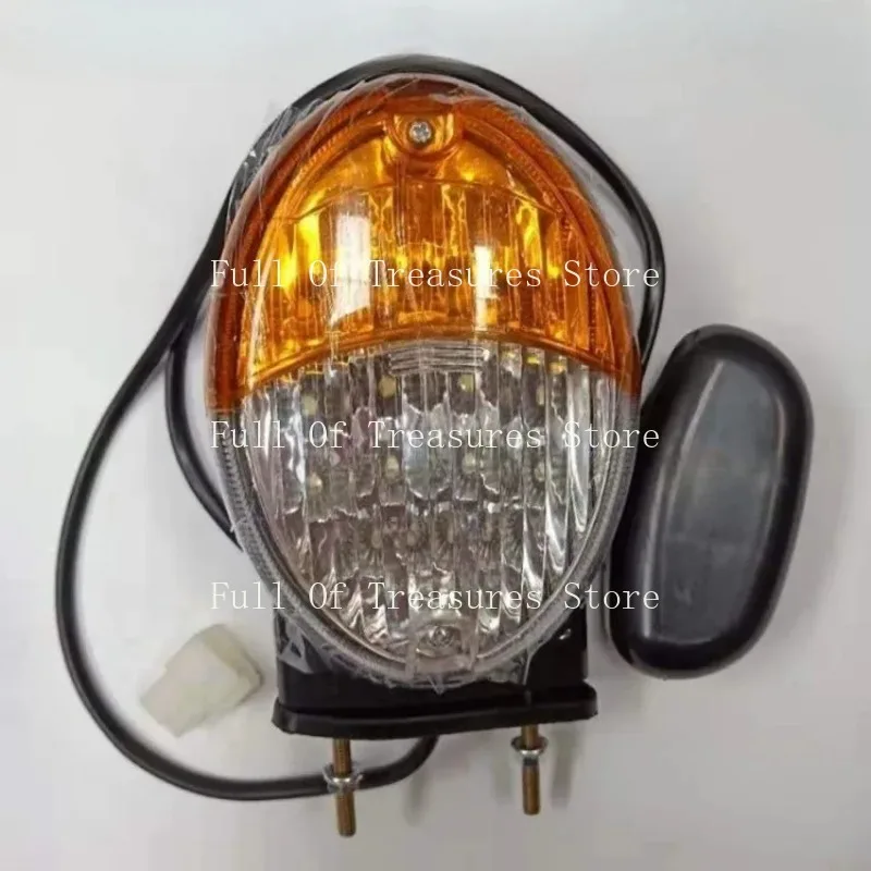 

Для тракторного комбайна Lovol Dongfanghong, подлокотник кабины, овальный желтый, белый, указатель поворота, светодиодная подсветка 8049041204