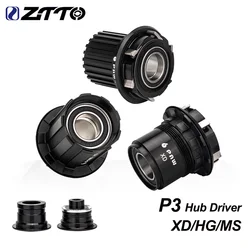 ZTTO MTB P3 Hub Driver P3 Wheelset Freehub Body DR290 Hub Driver XD HG MS Hub Body 6 Pawls System 135x10 QR 142x12 Thru Axle