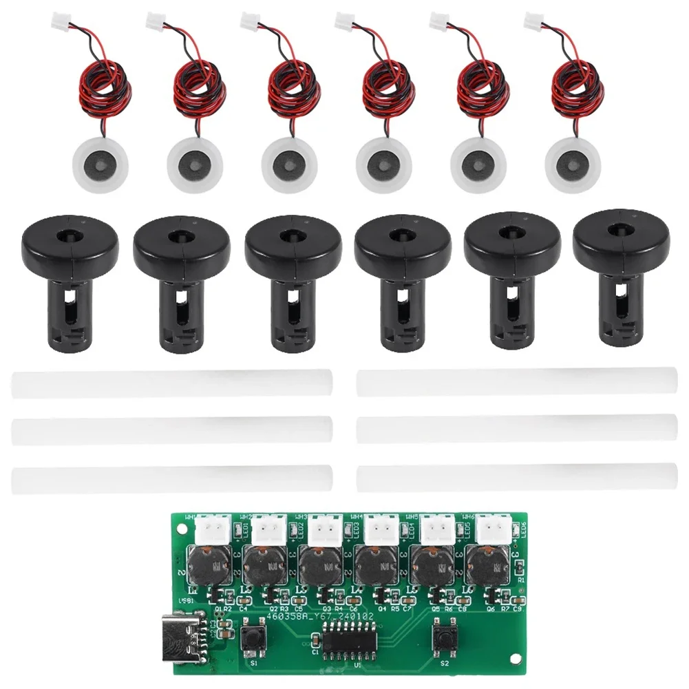 

1 шт. модуль увлажнителя DIY Kit плата управления распылением распылитель драйвер тумана печатная плата 6 насадок аксессуары для электрических инструментов