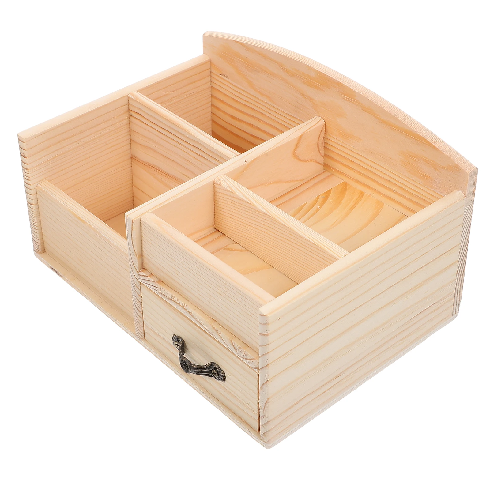 

1Pcs Wooden Storage Rack Desk Organizer Multifunctional Drawer Organizer Box for Office Room Classroom