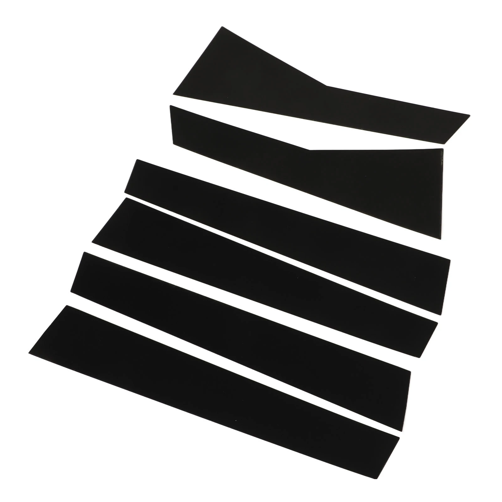 6Pcs Pillar Post Decal Trim Glossy Black Lightweight Pillar Posts Molding Cover for CRV 2012‑2016