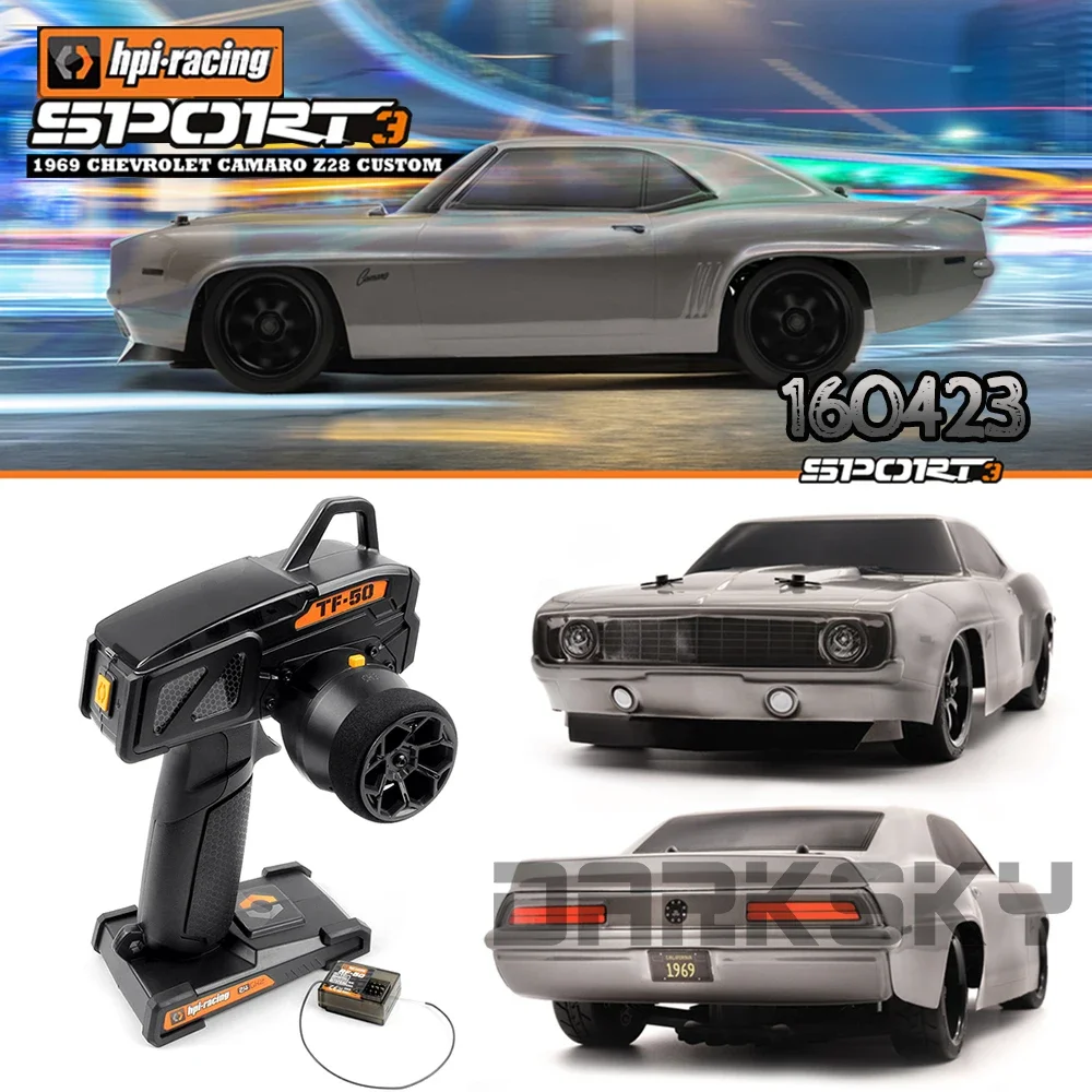 

HPI RACING 160423 SPORT 3 RTR 1/10 RC Electric Remote Control Model Car Drift On-Road Vehicle Adult Children's Toys