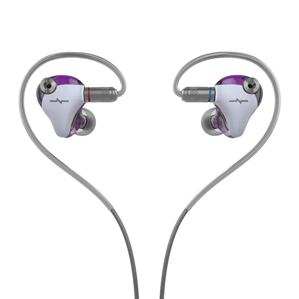 NiceHCK M5 4BA + 1DD ไดรเวอร์ HYBRID IEMS HiFi Music Studio Monitor หูฟังเบสหูฟังแบบมีสายสําหรับ Audiophiles นักดนตรี