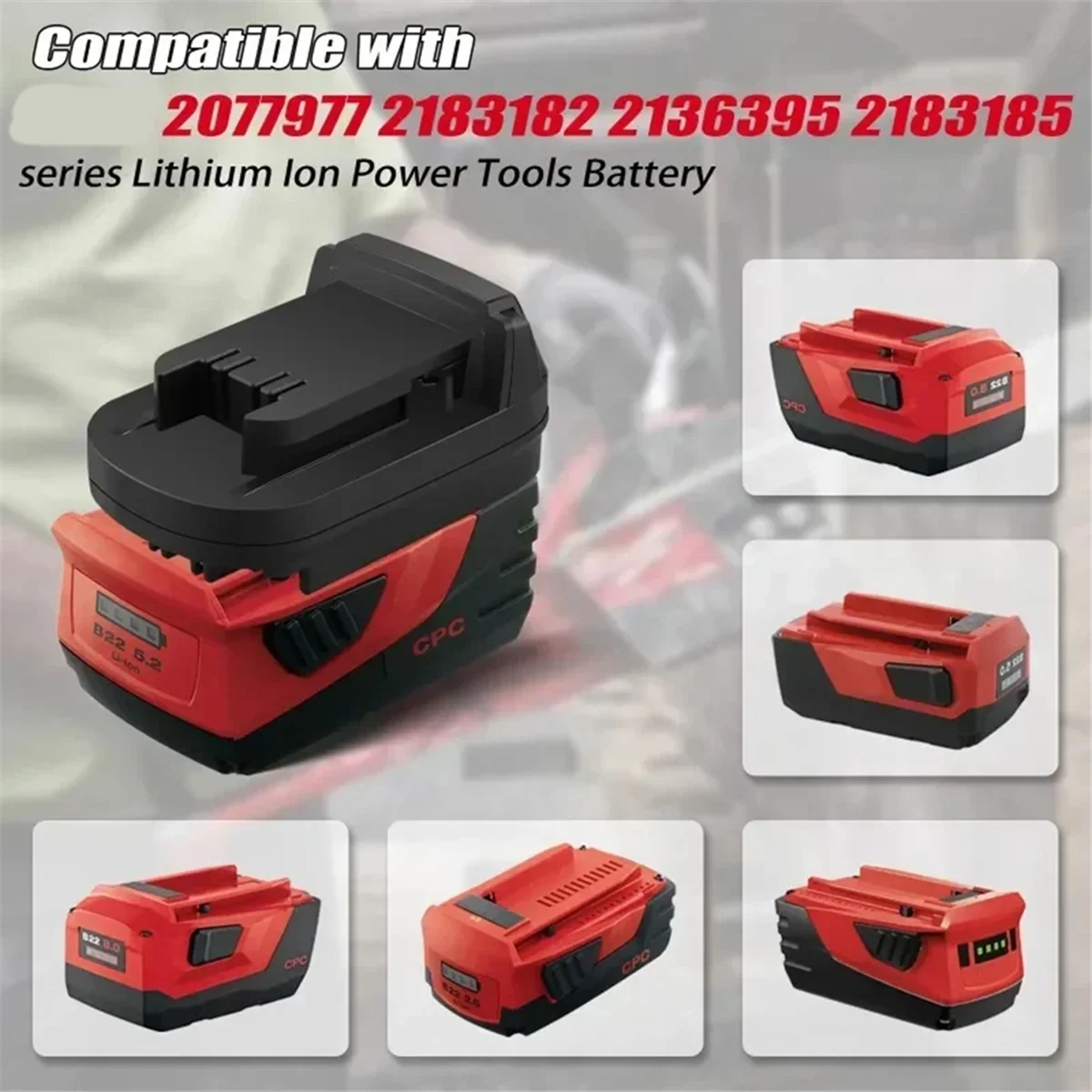 

A83Z Battery Adapter for 18V Power Tools for 22V B22 Li-Ion Batteries Converter Adapter
