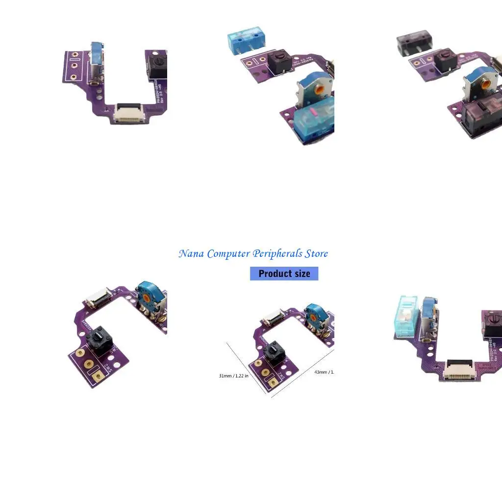 F68C Parte riparazione Microfunga MicroSwitch Mouse Microfunzione schede madri per GProx Superlight2