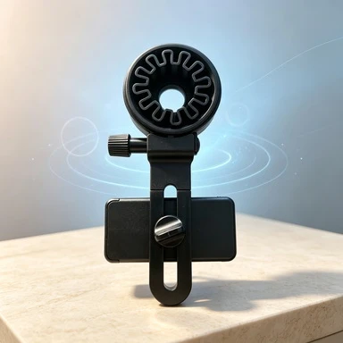 Adaptateur de montage pour smartphone taille standard - Compatible avec les jumelles, les monoculaires, les viseurs, les télescopes, les microscopes