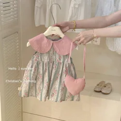 Baby Girl Dresses Summer Floral Cute Girl Princess Dresses Sweet Girls Clothing