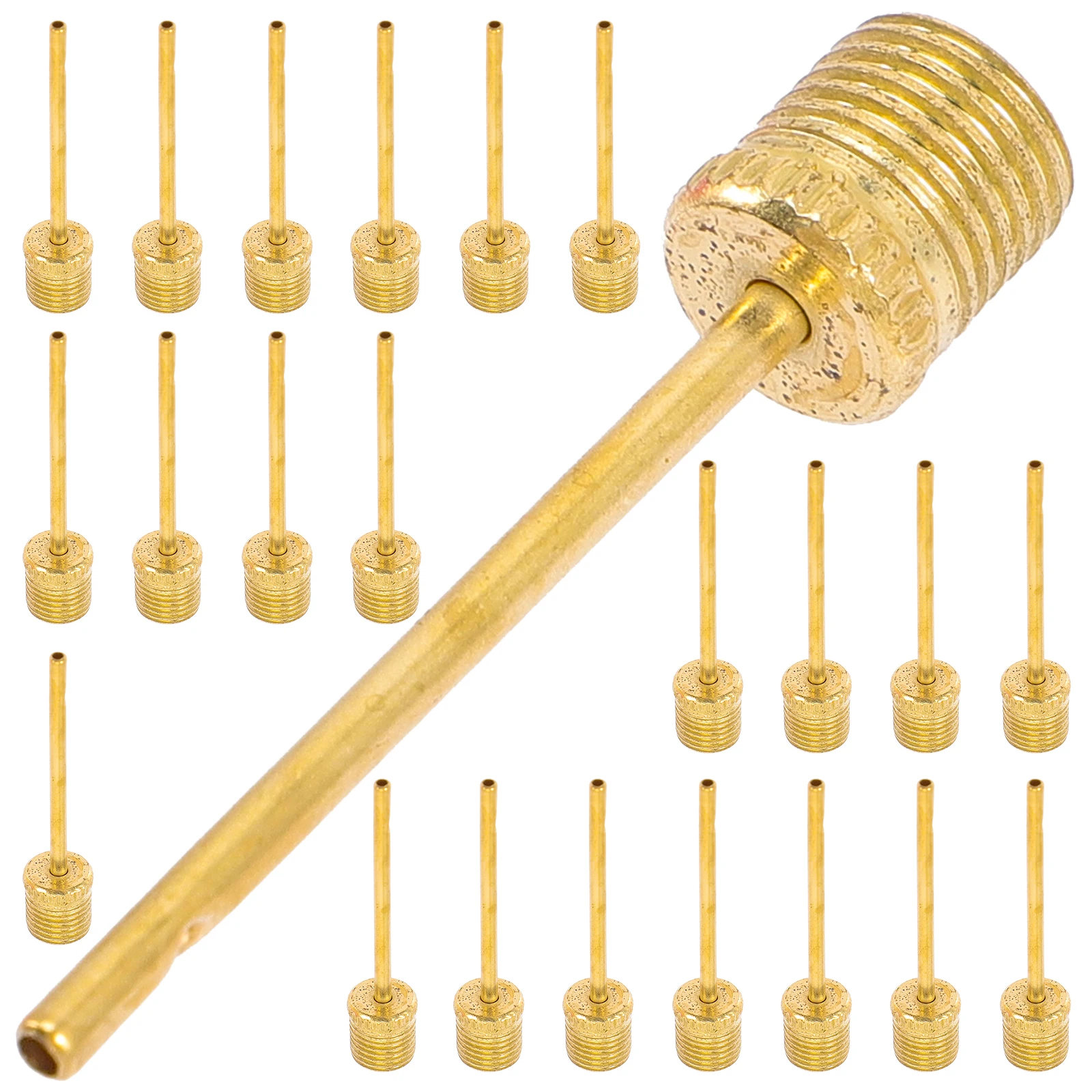 

100pcs Air Pump Needle Metal Inflate Basketball Soccer Volleyball Football Balls Inflation Needles Sports Bearings Hardware