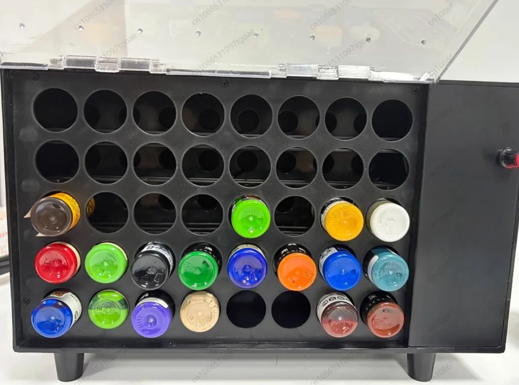 40 Holes Rotating  Ink Storage Rack Multi Layer Pigment Display Organizer Holder For Studio Beauty Salon Use