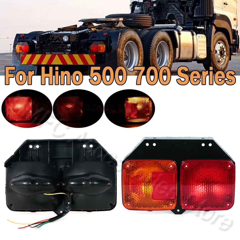 Car Tail Light Brake Light Taillamp Assembly For Hino Ranger Pro 500 700 Series FC FD GD FG FL FM 2003 2004 2005 2006 2007-2017