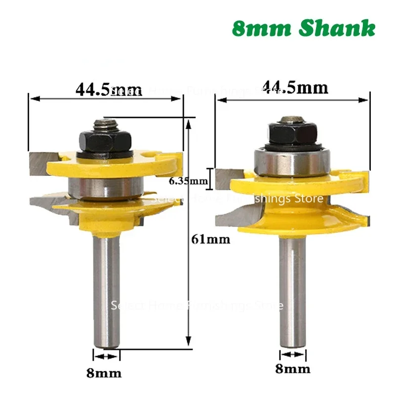 

Suitable for 8-handle Small Household Mortar Tenon Cutter for Door and Window Milling