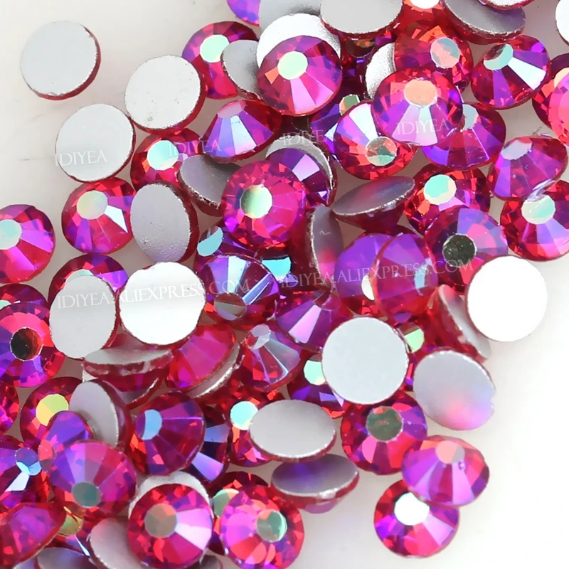 Lt.Siam AB ss3-ss30 Non Hot Fix Rhinestones Flat Back Crystals Glass Stone Strass Glitters For DIY 3D Nails Garment Wedding