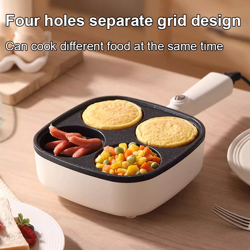 Multifunctional Electric Crepe Maker Egg Hamburger Baking Pot Breakfast Cooking Machine Omelette Grill Pancake Frying Pan Oven