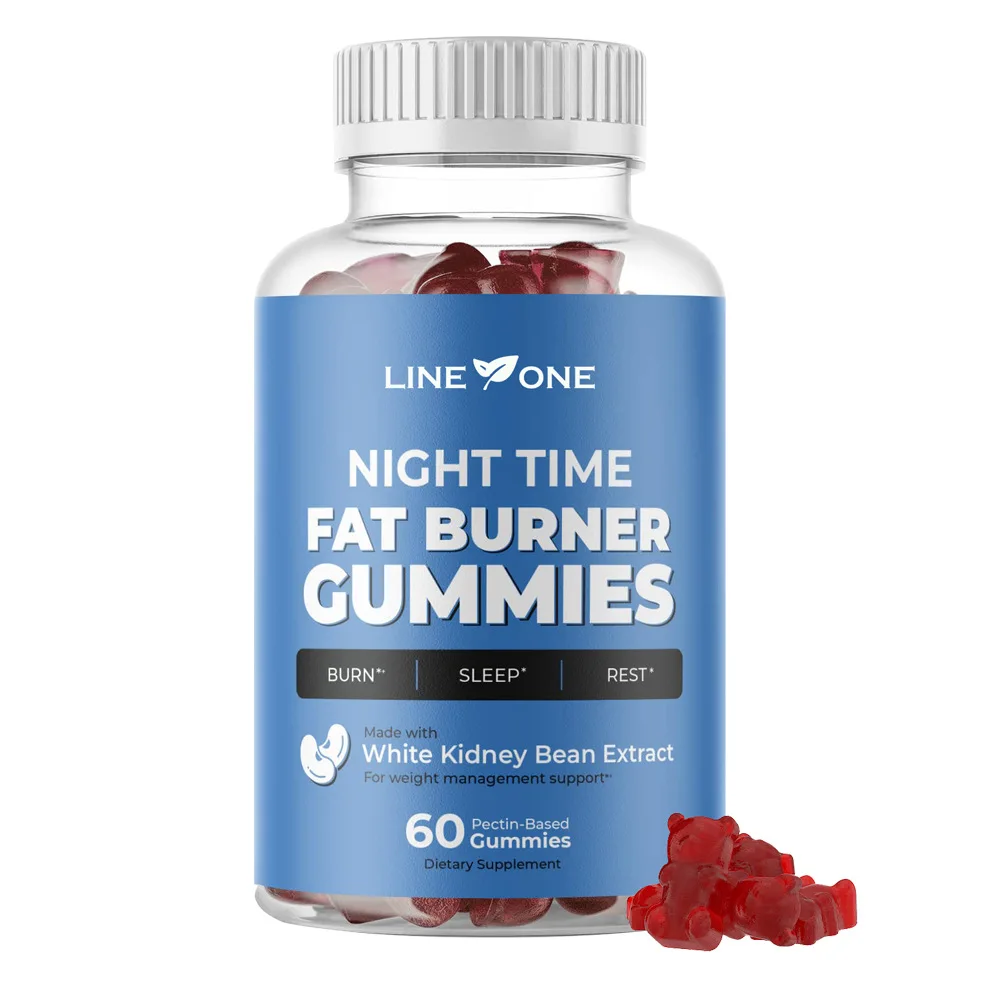 1 Bottle Night Fat Burning Gummy Suppresses Appetite Slimmer Belly Promotes Metabolism Helps Improve Sleep Improves Emotions