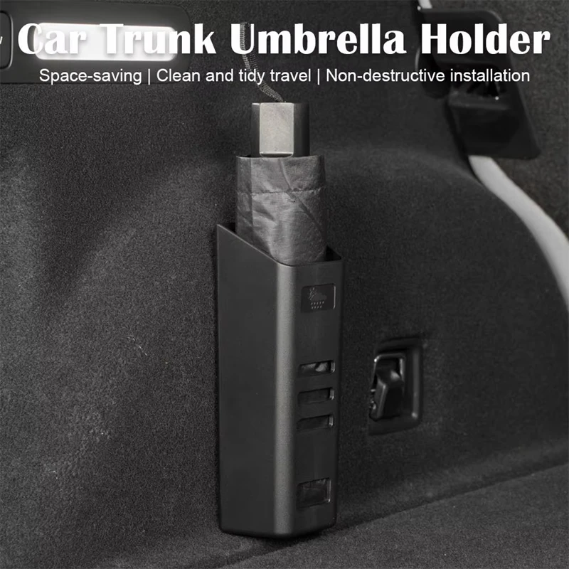 Umbrella Organizer Multi-Purpose Car Rain Umbrella Storage Box Cup Bottle Holder Storage Rack Car Interior Accessories