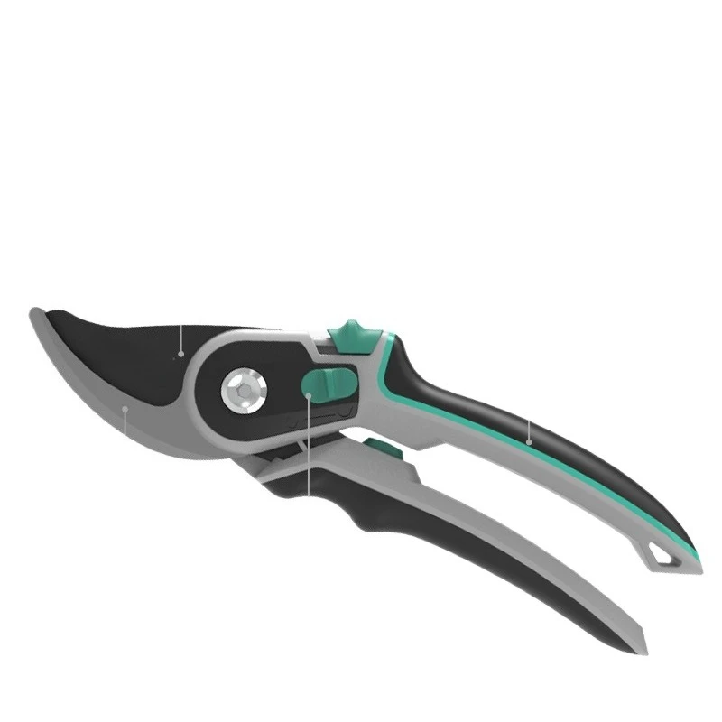 Dual-speed pruning shears, garden greening tools, high hardness, high density, comfortable and labor-saving to hold