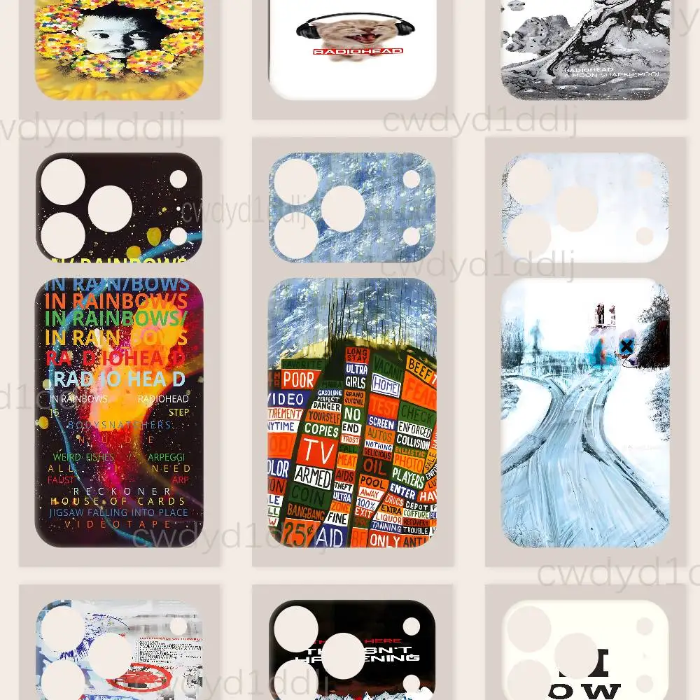 

R-Radiohead In Rainbows Skin Sticker Wrap For iPhone 17 Pro Max Decal Protective Film for Back Frame Camera(Not Phone Case)
