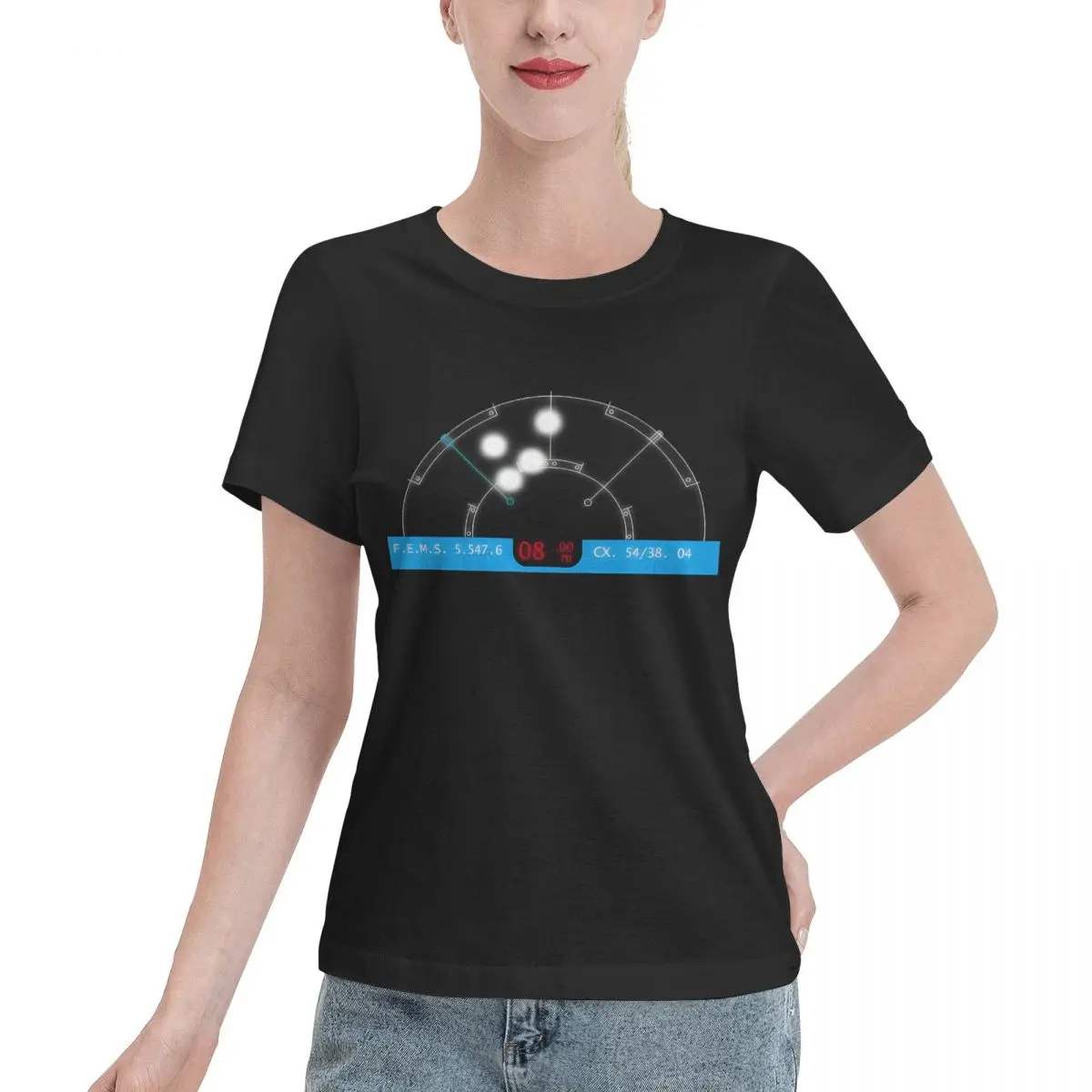 Easy To Pair Aliens Motion Tracker Women's T-shirt Weekend Look Female Casual Tshirt
