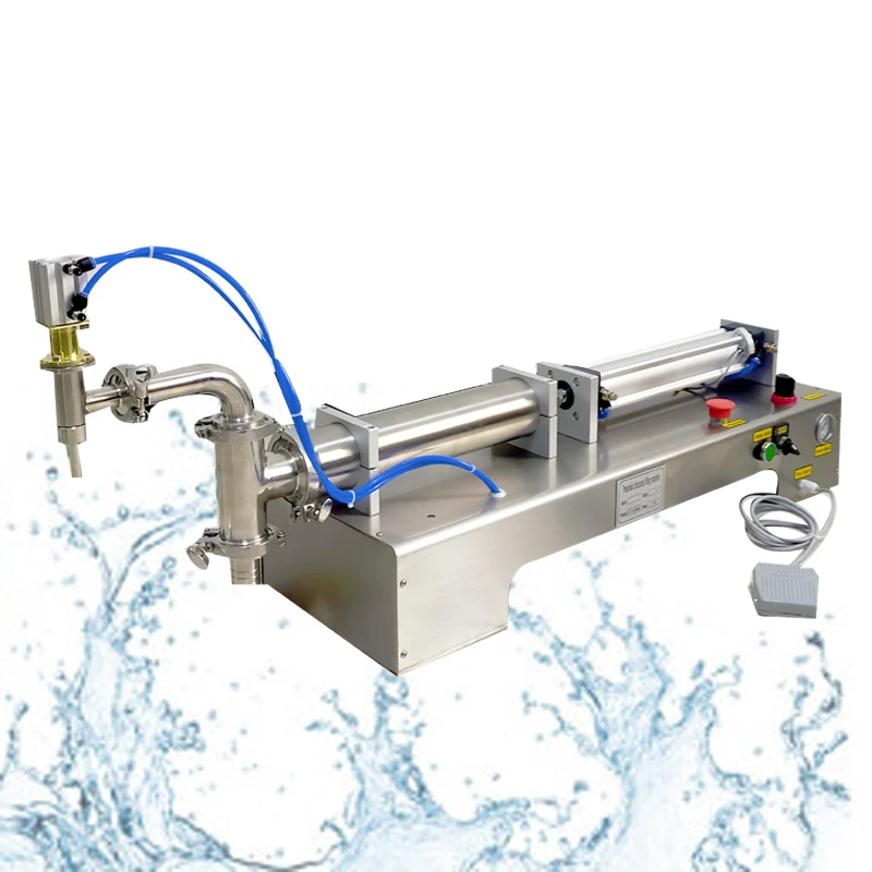 Liquid Filling Machine For Detergent Chemical Shampoo Milk Juice Oil Juice Liquid Pneumatic Piston Filling Machine