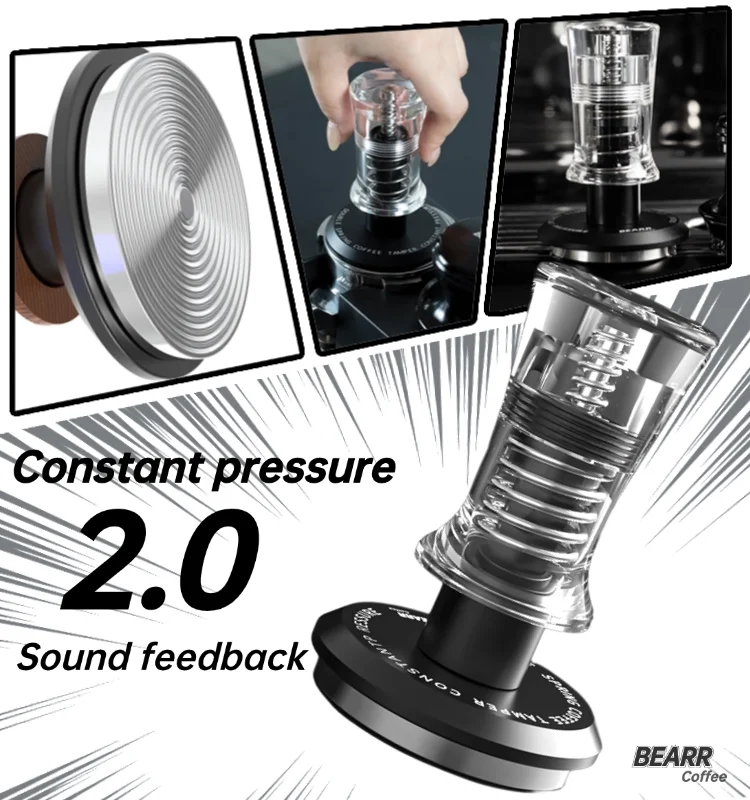 Coffee Tamper 30lb Constant Pressure Flash Strike 51/53/53.75/58.35MM Espresso Maker Accsesories Barista Tools Barista Tamper