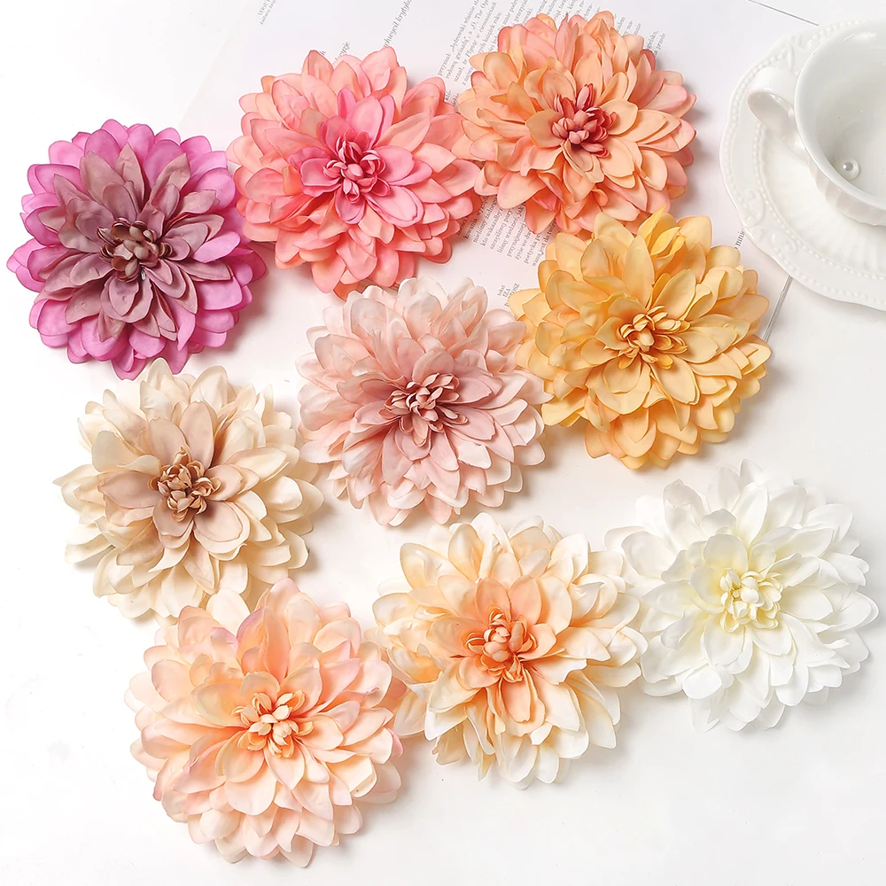 2/5 Stück künstliche Blumenköpfe, 11 cm, künstliche Blumen für Zuhause, Raumdekoration, Hochzeit, Hochzeit, Braut, Dekoration, DIY, Handwerk, Geschenk, Zubehör