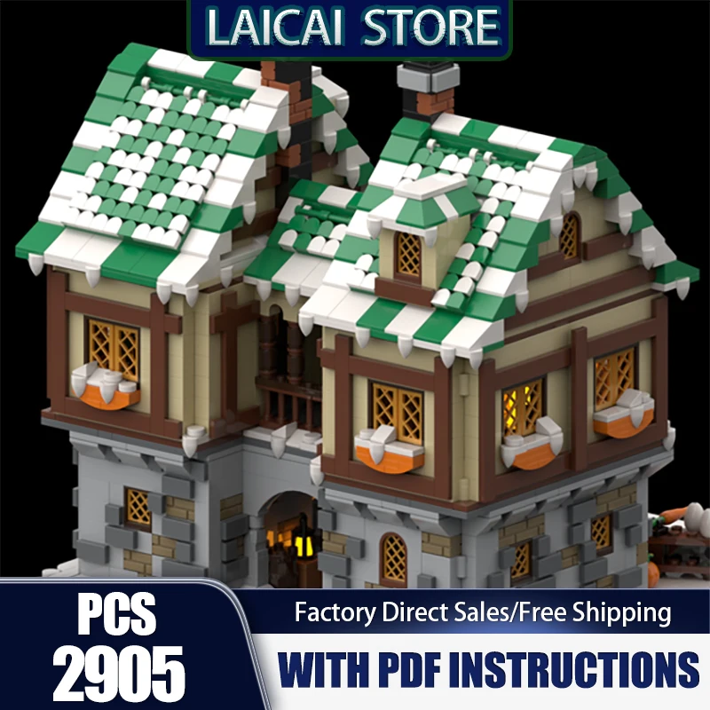 

Модульное городское здание Moc, строительные кирпичи, торговый центр, квадратная модель, технология, модульные блоки, подарки, рождественские игрушки, наборы «сделай сам», сборка