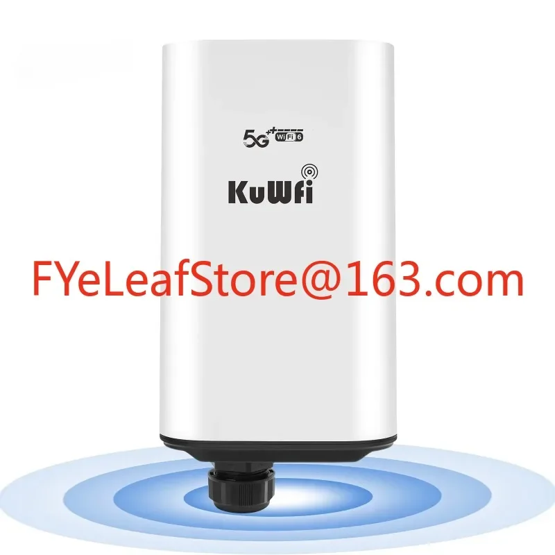 NSA/SA 5g router sim card high speed ip66 waterproof wireless 5g cpe for outdoor WiFi6 dual band KuWFi Router 5g esterno