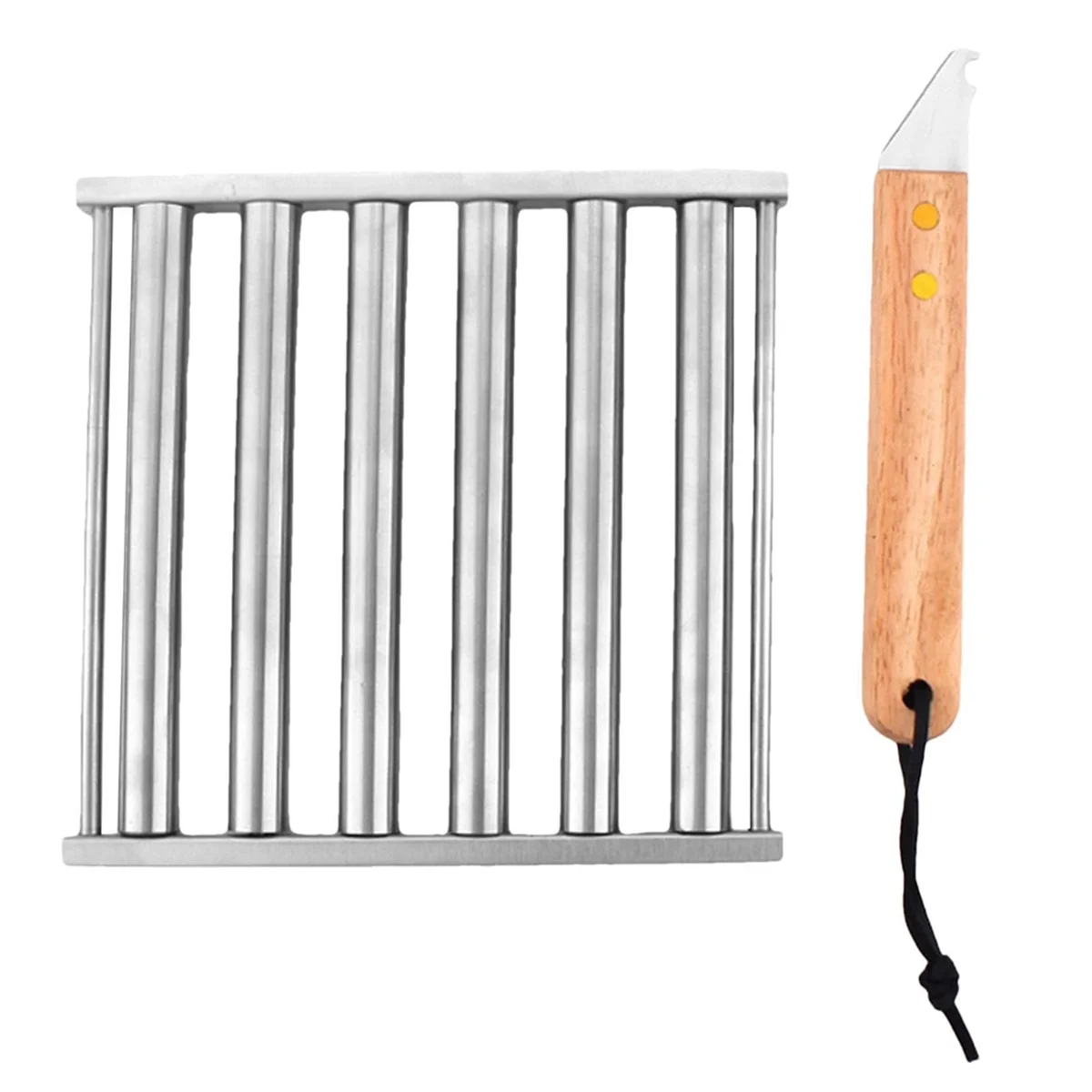 

A06T-Hotdog Grill Hot Dog Roller with Handle, Easy to Clean, , Convenient Handling for Outdoor,