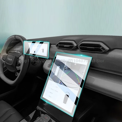 Imagen 2 del producto Película de vidrio templado para Dongfeng MAGE, 2024, 13,2 pulgadas, navegación GPS para coche y INSTRUMENTO DE 10,25 pulgadas, pantalla LCD, película antiarañazos