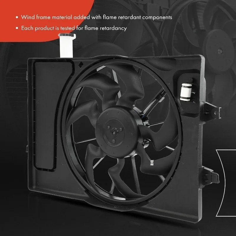 

Engine Radiator Cooling Fan Assembly Compatible with Hyundai & Kia Models - Elantra 2017-2020, Elantra GT 2018-2020,Forte