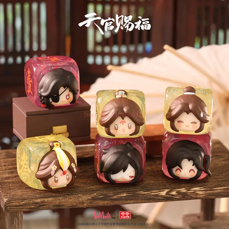 Tian Guan Ci Fu Cute Dice Candy Series Blind Box Mini Cute Toys Blind Bag Xie Lian Hua Cheng Desktop Ornaments Trendy Toy Gifts