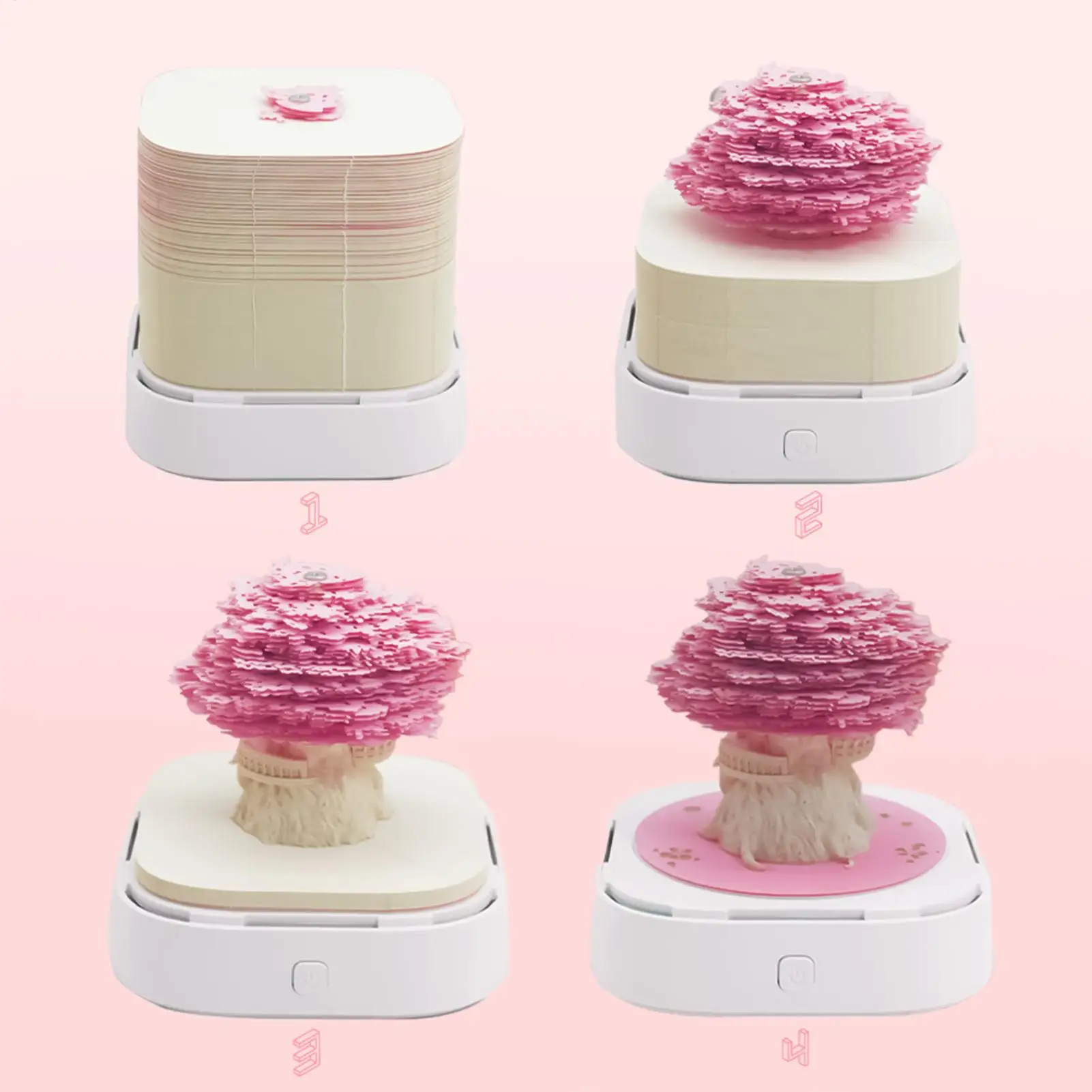 

Time Piece Calendar Decoration Activity Reminder 3D Paper Sculpture Tear-Off Notepad For Students Teachers Teens Boys Girls