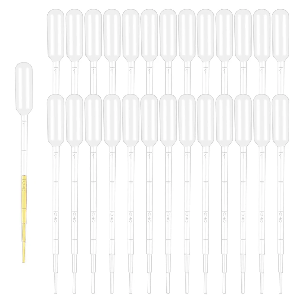 10/100 Stuks Plastic Pipetten 3 Ml Transparante Transferpipet Druppelaars Epoxyhars Casting Wetenschappelijk Experiment Vloeibare Extractie - afbeelding 2