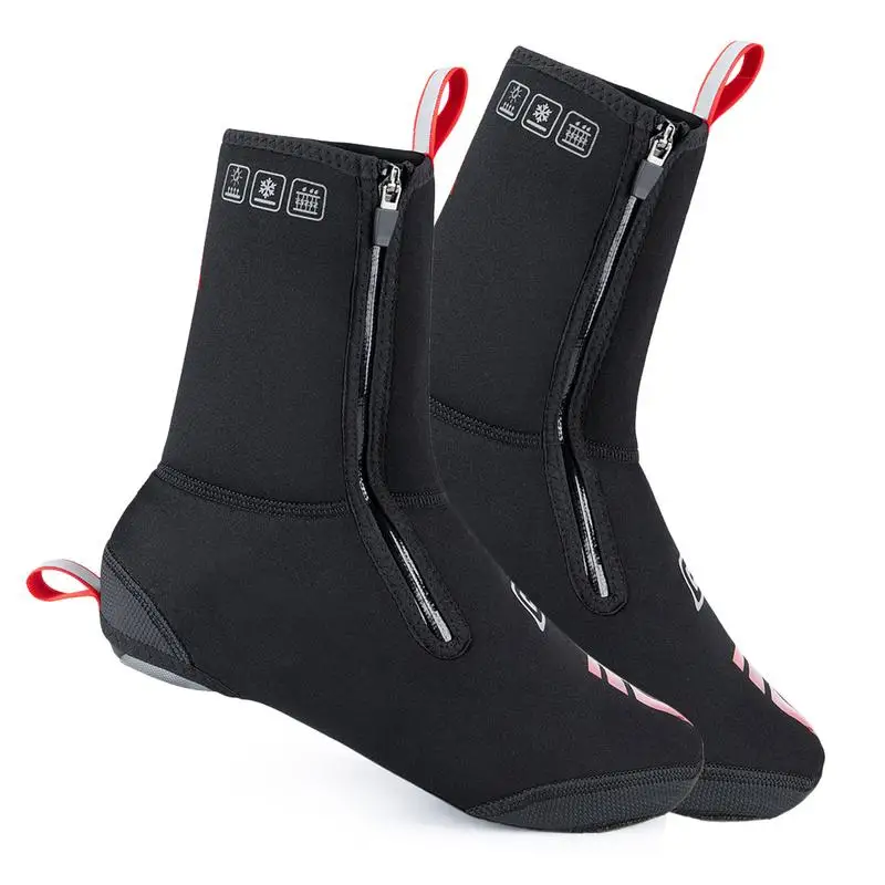 Impermeável Bike Shoes Covers, Ciclismo Boot Covers, Windproof Lock Shoe Cover, Sapatos para Outdoor Mountain Road Riding Equipment